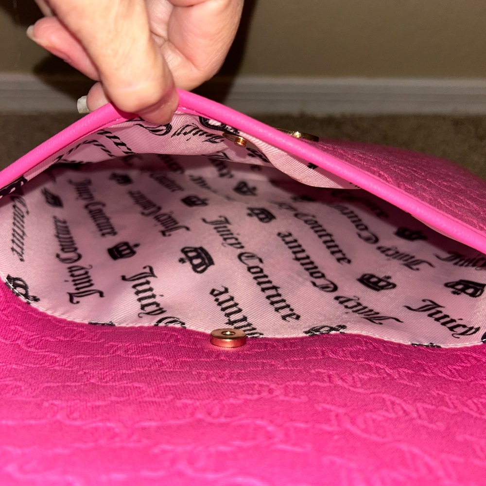 SOLD!! NWT Juicy Couture Large Full Size Pink Lemonade Backpack - Picture 3 of 10